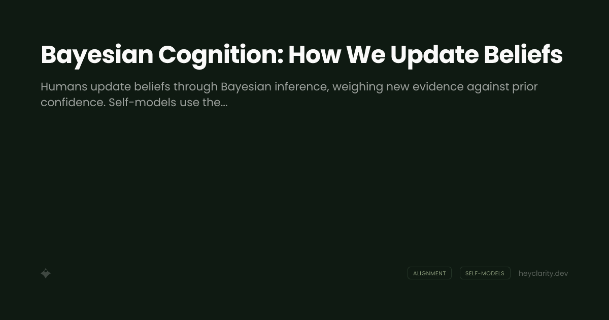 Bayesian Cognition: How We Update Beliefs