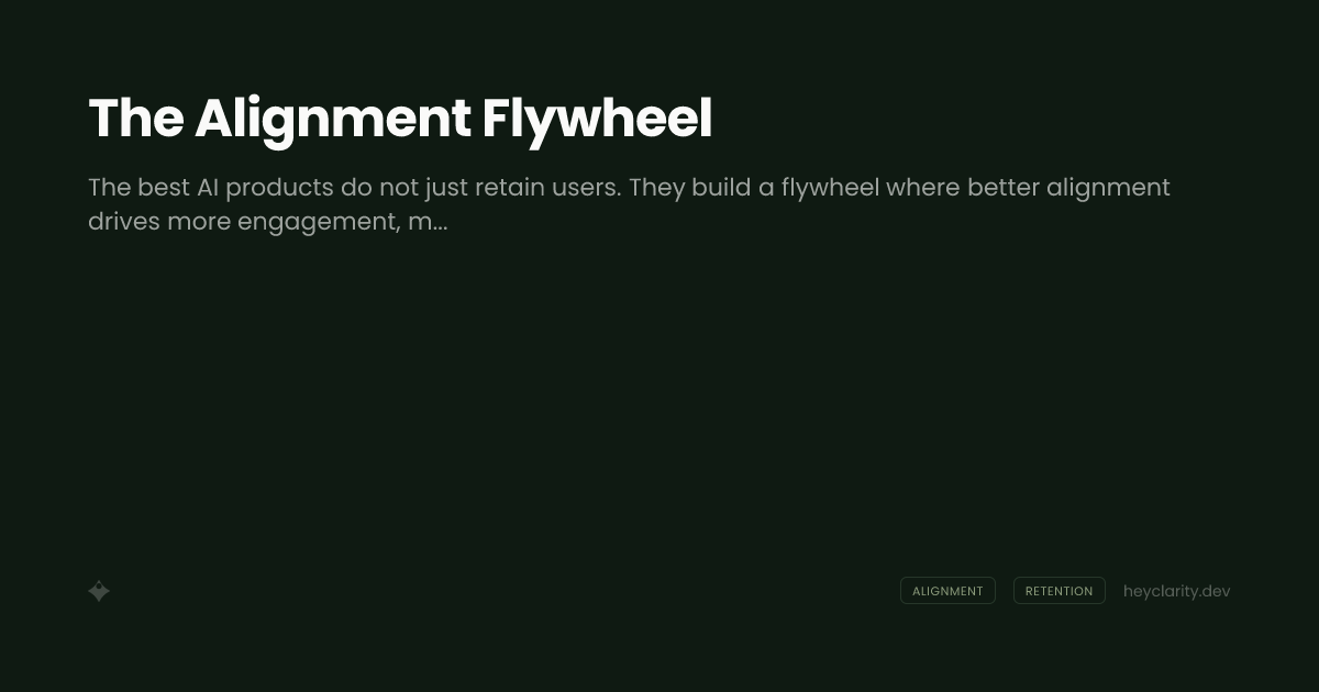 The Alignment Flywheel